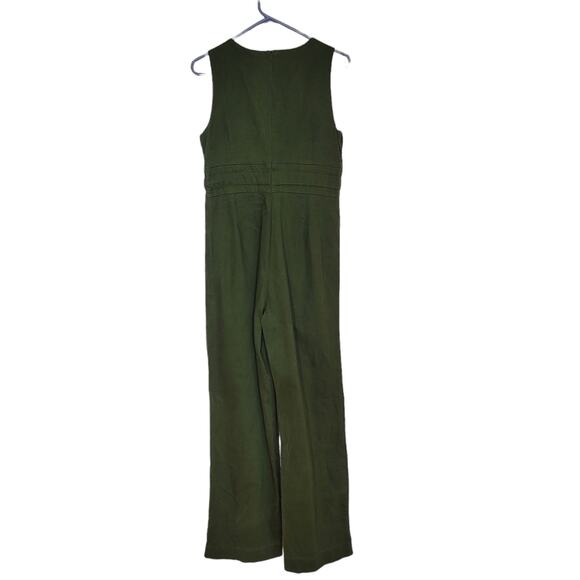 Line & Dot Green Jumpsuit - Picture 5 of 7